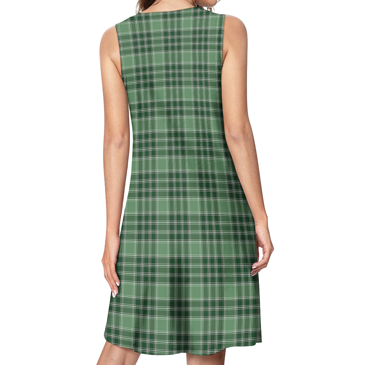 MacDonald Lord of the Isles Hunting Tartan Womens Casual Dresses - Tartanvibesclothing