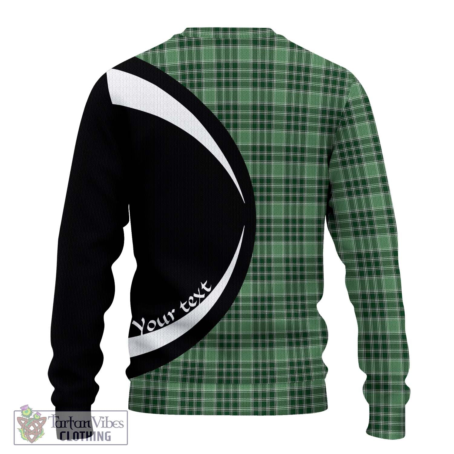 MacDonald Lord of the Isles Hunting Tartan Knitted Sweater with Family Crest Circle Style - Tartan Vibes Clothing