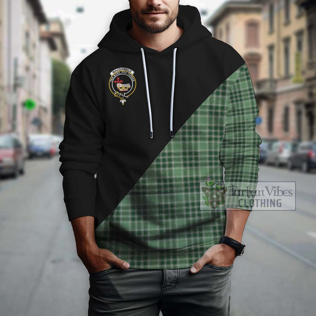 MacDonald Lord of the Isles Hunting Tartan Hoodie with Family Crest and Military Logo Style - Tartanvibesclothing Shop