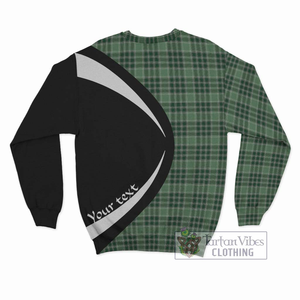 MacDonald Lord of the Isles Hunting Tartan Sweatshirt with Family Crest Circle Style - Tartan Vibes Clothing