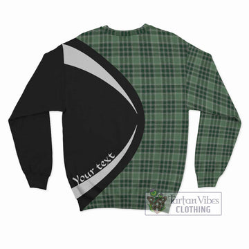 MacDonald Lord of the Isles Hunting Tartan Sweatshirt with Family Crest Circle Style