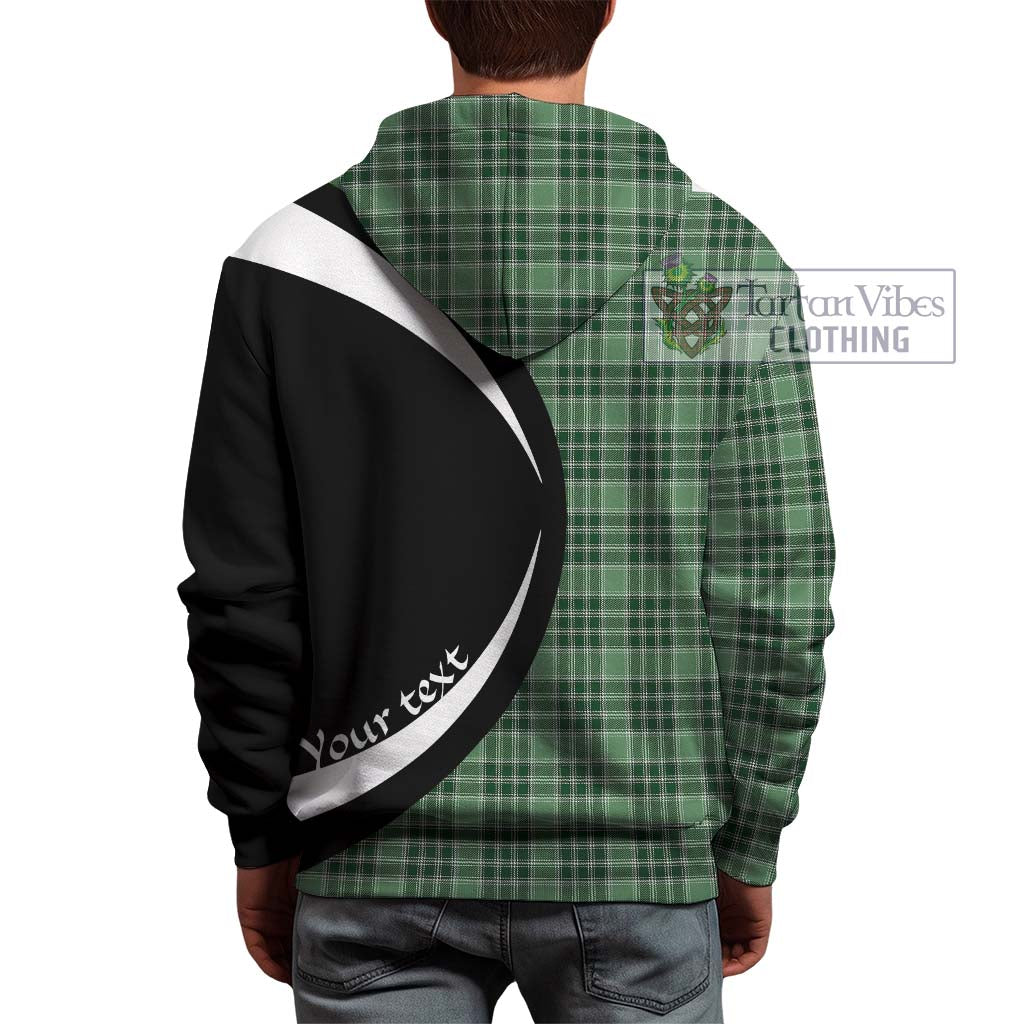 Tartan Vibes Clothing MacDonald Lord of the Isles Hunting Tartan Hoodie with Family Crest Circle Style