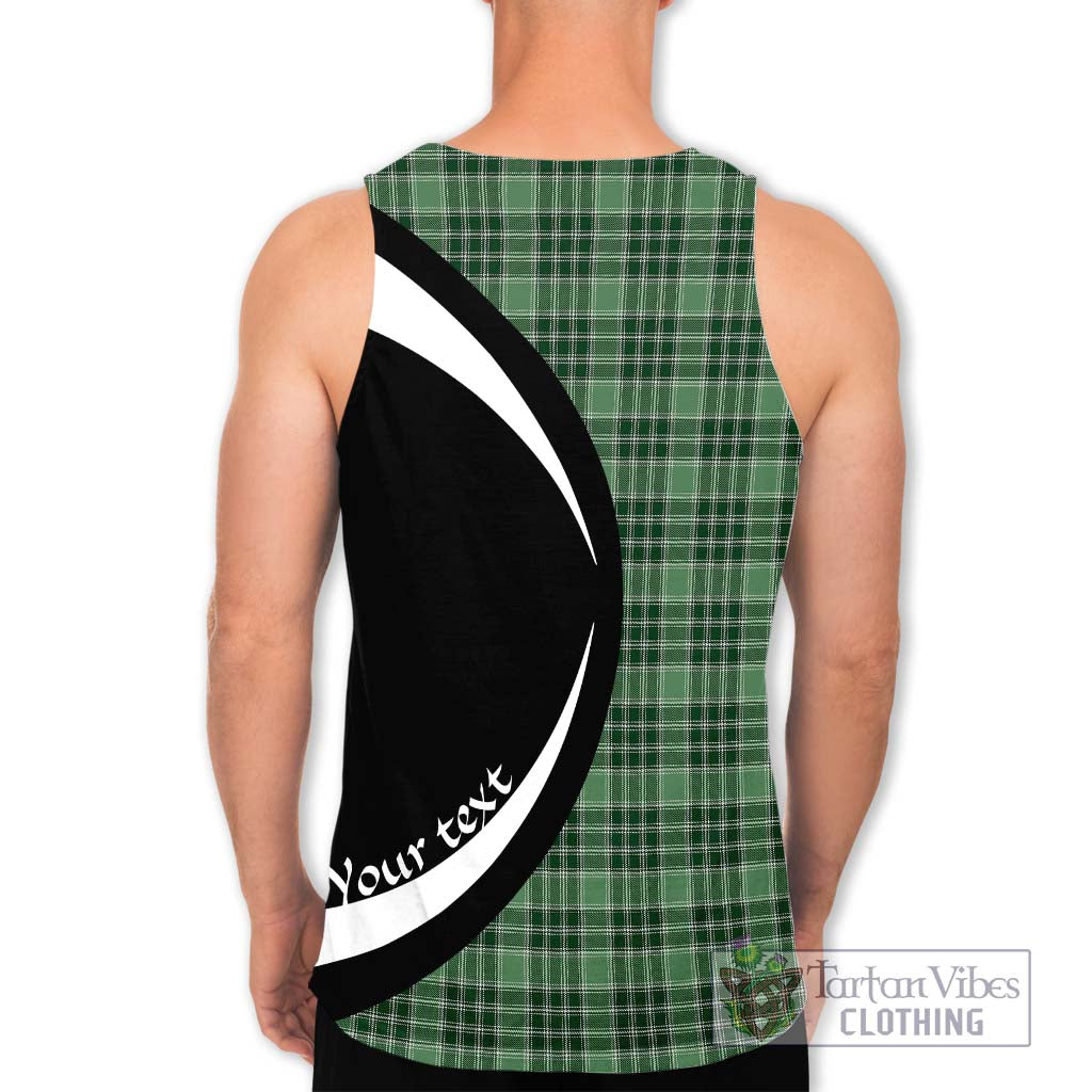 MacDonald Lord of the Isles Hunting Tartan Men's Tank Top with Family Crest Circle Style - Tartan Vibes Clothing