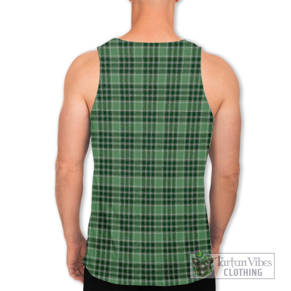 MacDonald Lord of the Isles Hunting Tartan Men's Tank Top with Family Crest DNA In Me Style - Tartanvibesclothing Shop