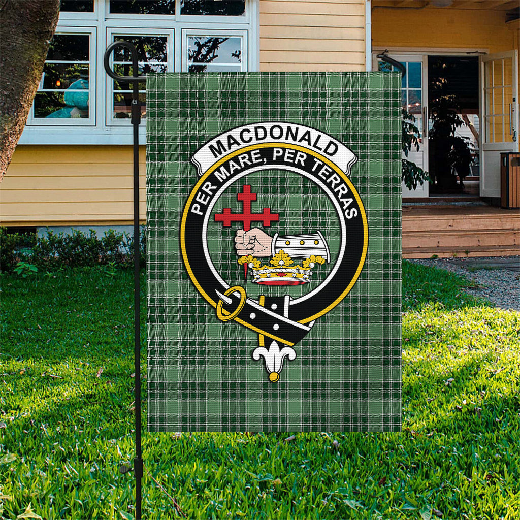 MacDonald Lord of the Isles Hunting Tartan Flag with Family Crest - Tartan Vibes Clothing