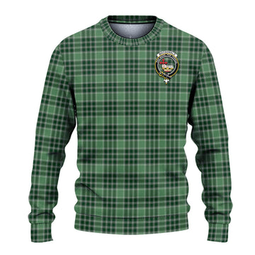 MacDonald Lord of the Isles Hunting Tartan Ugly Sweater with Family Crest