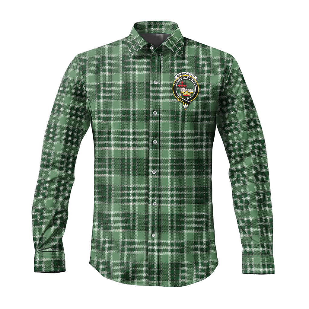 macdonald-lord-of-the-isles-hunting-tartan-long-sleeve-button-up-shirt-with-family-crest