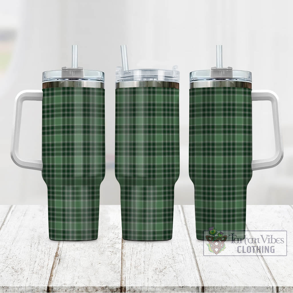 Tartan Vibes Clothing MacDonald Lord of the Isles Hunting Tartan Tumbler with Handle