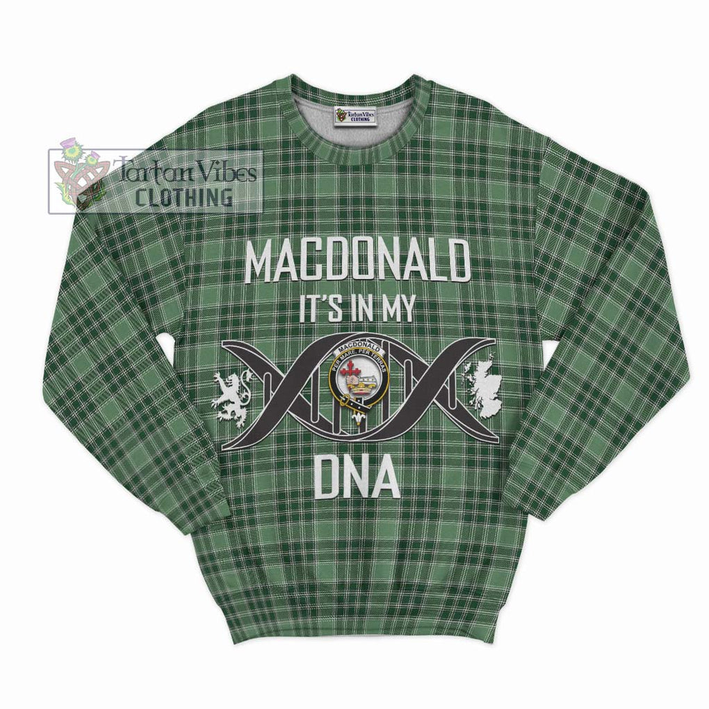 MacDonald Lord of the Isles Hunting Tartan Sweatshirt with Family Crest DNA In Me Style - Tartanvibesclothing Shop