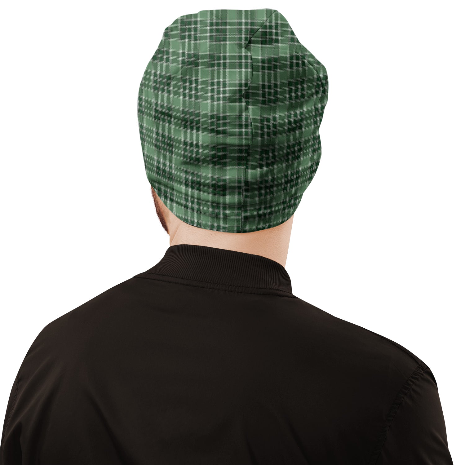 MacDonald Lord of the Isles Hunting Tartan Beanies Hat with Family Crest - Tartan Vibes Clothing