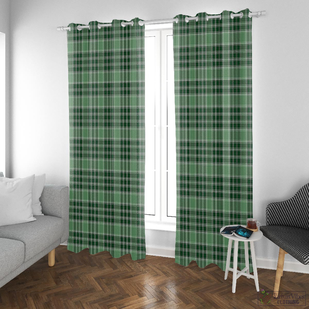 MacDonald Lord of the Isles Hunting Tartan Window Curtain