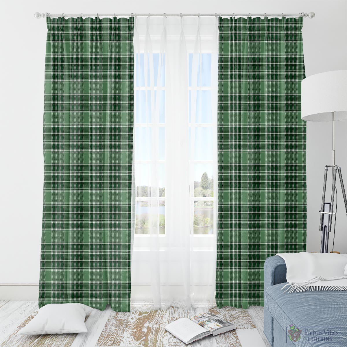 MacDonald Lord of the Isles Hunting Tartan Window Curtain