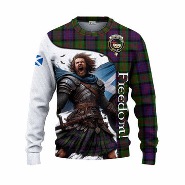 MacDonald (McDonald) Crest Tartan Knitted Sweater Inspired by the Freedom of Scottish Warrior