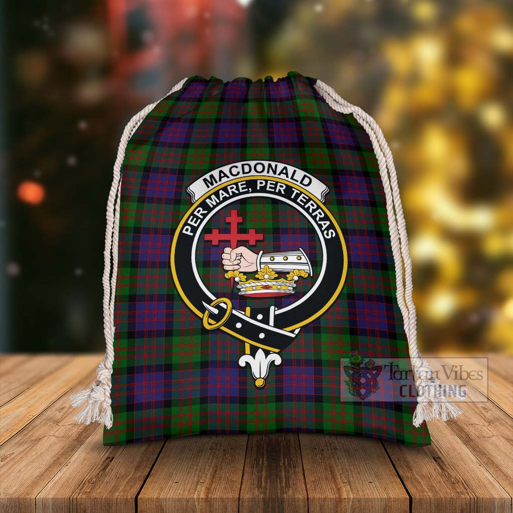 Tartan Vibes Clothing MacDonald (McDonald) Tartan Christmas Santa's Bag with Family Crest