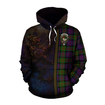 MacDonald (McDonald) Tartan Family Crest Cotton Hoodie Alba Gu Brath Be Brave Lion Ancient Style Pullover Hoodie XS - Tartan Vibes Clothing
