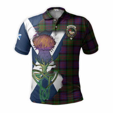 MacDonald (McDonald) Tartan Family Crest Polo Shirt Scottish Thistle Celtic Inspired Kid - Tartan Vibes Clothing