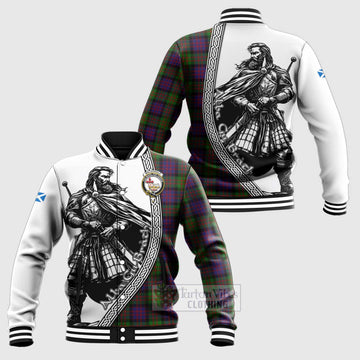 MacDonald (McDonald) Tartan Clan Crest Baseball Jacket with Highlander Warrior Celtic Style