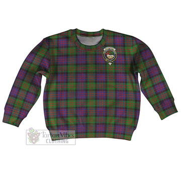 MacDonald (McDonald) Tartan Kid Ugly Sweater with Family Crest