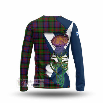 MacDonald (McDonald) Tartan Family Crest Long Sleeve T-Shirt Scottish Thistle Celtic Inspired - Tartan Vibes Clothing