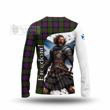 MacDonald (McDonald) Crest Tartan Long Sleeve T-Shirt Inspired by the Freedom of Scottish Warrior