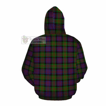 MacDonald (McDonald) Tartan Cotton Hoodie with Family Crest DNA In Me Style