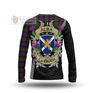 MacDonald (McDonald) Tartan Family Crest Long Sleeve T-Shirt Lion Rampant Royal Thistle Shield Celtic Inspired - Tartan Vibes Clothing
