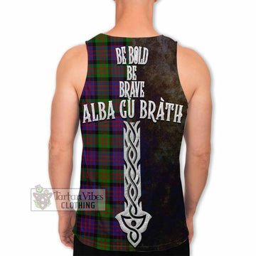 MacDonald (McDonald) Tartan Family Crest Men's Tank Top Alba Gu Brath Be Brave Lion Ancient Style - Tartan Vibes Clothing