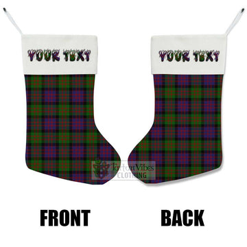 MacDonald (McDonald) Tartan Christmas Stocking with Personalized Text