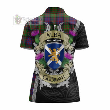 MacDonald (McDonald) Tartan Family Crest Women's Polo Shirt Lion Rampant Royal Thistle Shield Celtic Inspired - Tartan Vibes Clothing