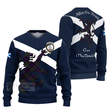 MacDonald (McDonald) of Clanranald Tartan Lion Rampant Ugly Sweater Proudly Display Your Heritage with Alba Gu Brath and Clan Name