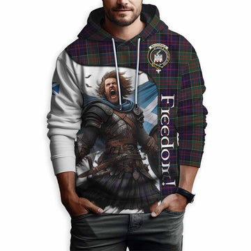 MacDonald (McDonald) of Clanranald Crest Tartan Hoodie Inspired by the Freedom of Scottish Warrior