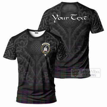 MacDonald (McDonald) of Clanranald Tartan T-Shirt with Family Crest Celtic Thistle Vibes