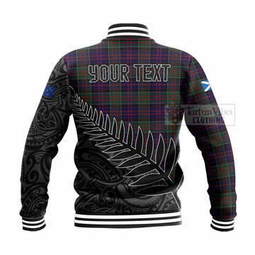 MacDonald (McDonald) of Clanranald Crest Tartan Baseball Jacket with New Zealand Silver Fern Half Style