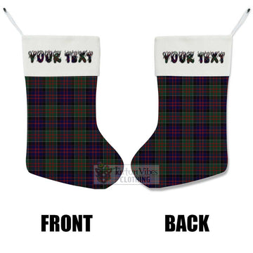 MacDonald (McDonald) of Clanranald Tartan Christmas Stocking with Personalized Text