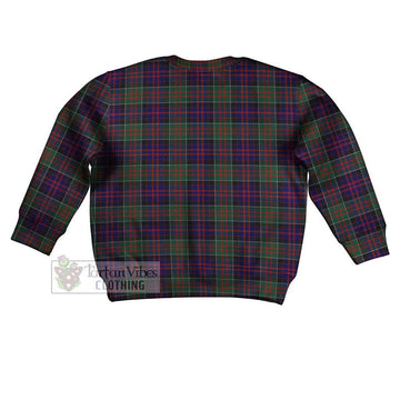 MacDonald (McDonald) of Clanranald Tartan Kid Ugly Sweater with Family Crest