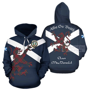 MacDonald (McDonald) of Glencoe Tartan Lion Rampant Hoodie Proudly Display Your Heritage with Alba Gu Brath and Clan Name