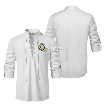 MacDonald (McDonald) of Glencoe Clan Crest Ghillie Kilt Shirt