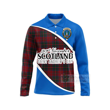 MacDonald (McDonald) of Glencoe Family Crest Tartan Long Sleeve Polo Shirt Celebrate Saint Andrew's Day in Style