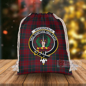 MacDonald (McDonald) of Glencoe Tartan Christmas Santa's Bag with Family Crest