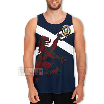 MacDonald (McDonald) of Glencoe Tartan Lion Rampant Men's Tank Top  Proudly Display Your Heritage with Alba Gu Brath and Clan Name