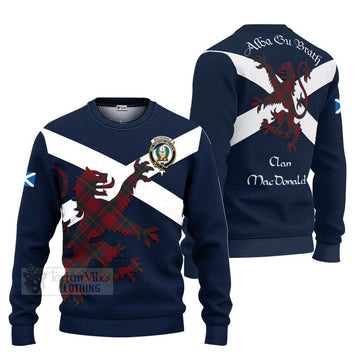 MacDonald (McDonald) of Glencoe Tartan Lion Rampant Ugly Sweater Proudly Display Your Heritage with Alba Gu Brath and Clan Name