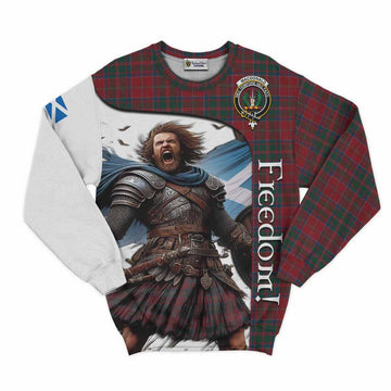 MacDonald (McDonald) of Glencoe Crest Tartan Sweatshirt Inspired by the Freedom of Scottish Warrior