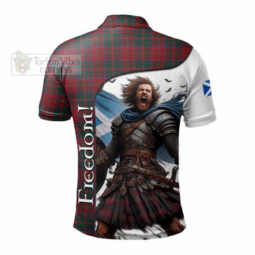 MacDonald (McDonald) of Glencoe Crest Tartan Polo Shirt Inspired by the Freedom of Scottish Warrior