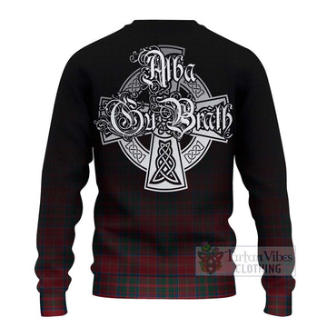 MacDonald (McDonald) of Glencoe Tartan Ugly Sweater Featuring Alba Gu Brath Family Crest Celtic Inspired