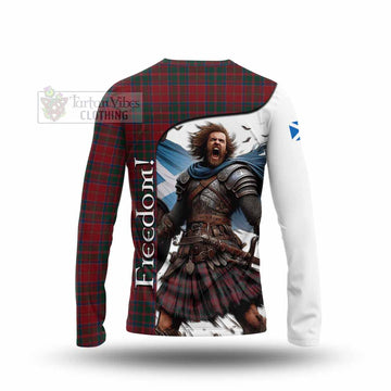 MacDonald (McDonald) of Glencoe Crest Tartan Long Sleeve T-Shirt Inspired by the Freedom of Scottish Warrior