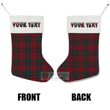 MacDonald (McDonald) of Glencoe Tartan Christmas Stocking with Personalized Text