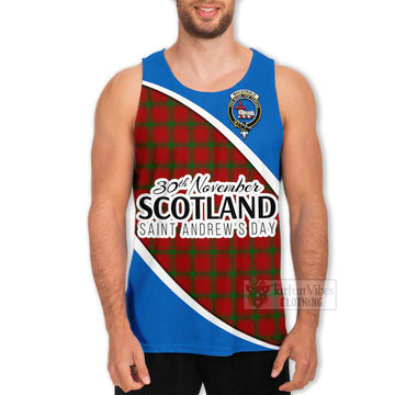 MacDonald (McDonald) of Sleat Family Crest Tartan Men's Tank Top Celebrate Saint Andrew's Day in Style