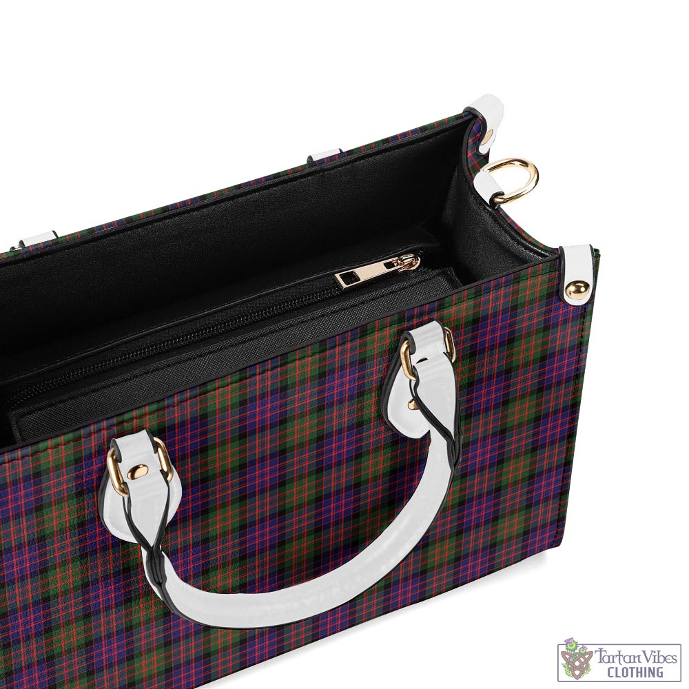 Tartan Vibes Clothing MacDonald Modern Tartan Luxury Leather Handbags