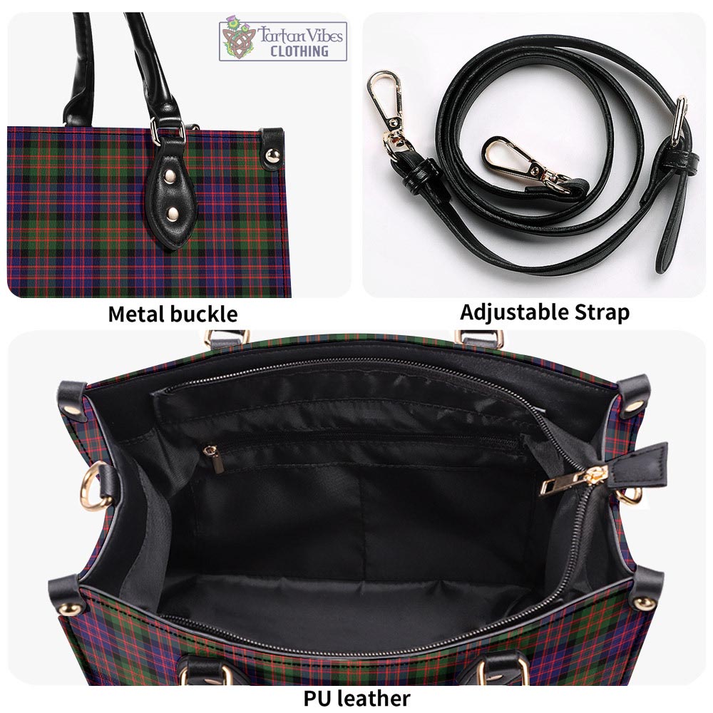 Tartan Vibes Clothing MacDonald Modern Tartan Luxury Leather Handbags