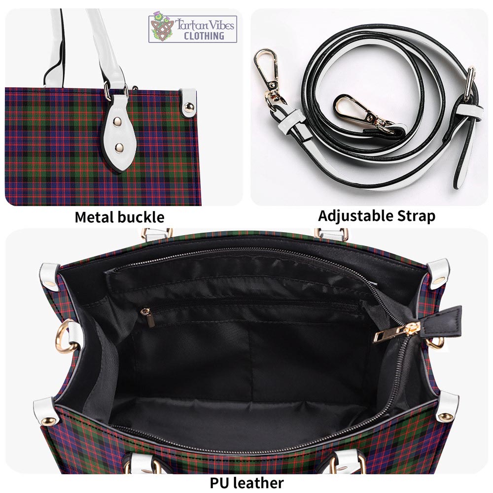 Tartan Vibes Clothing MacDonald Modern Tartan Luxury Leather Handbags